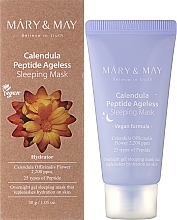 Żelowa maska na noc - Mary & May Calendula Peptide Ageless Sleeping Mask  — Zdjęcie N4