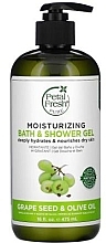 Kup Nawilżający żel pod prysznic z olejem z pestek winogron i oliwą z oliwek - Petal Fresh Shower Gel