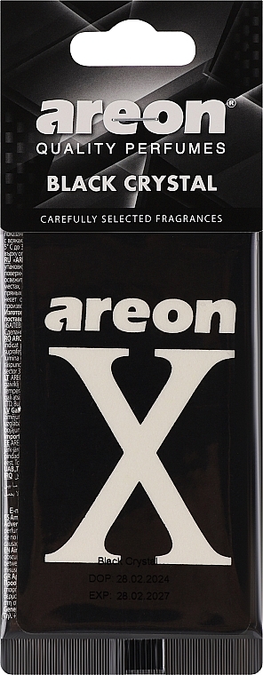 Odświeżacz powietrza Black Crystal - Areon X Quality Perfume Black Crystal — Zdjęcie N1