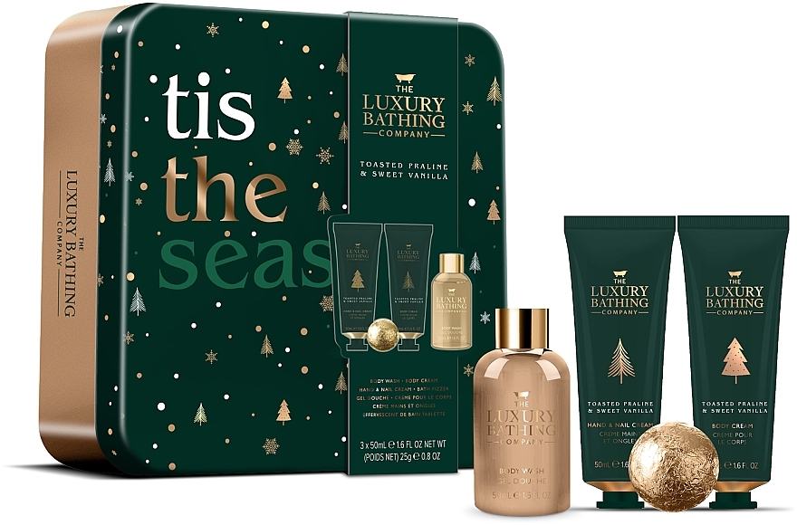 Zestaw, 4 produkty - Grace Cole The Luxury Bathing Tis the Season Set  — Zdjęcie N1