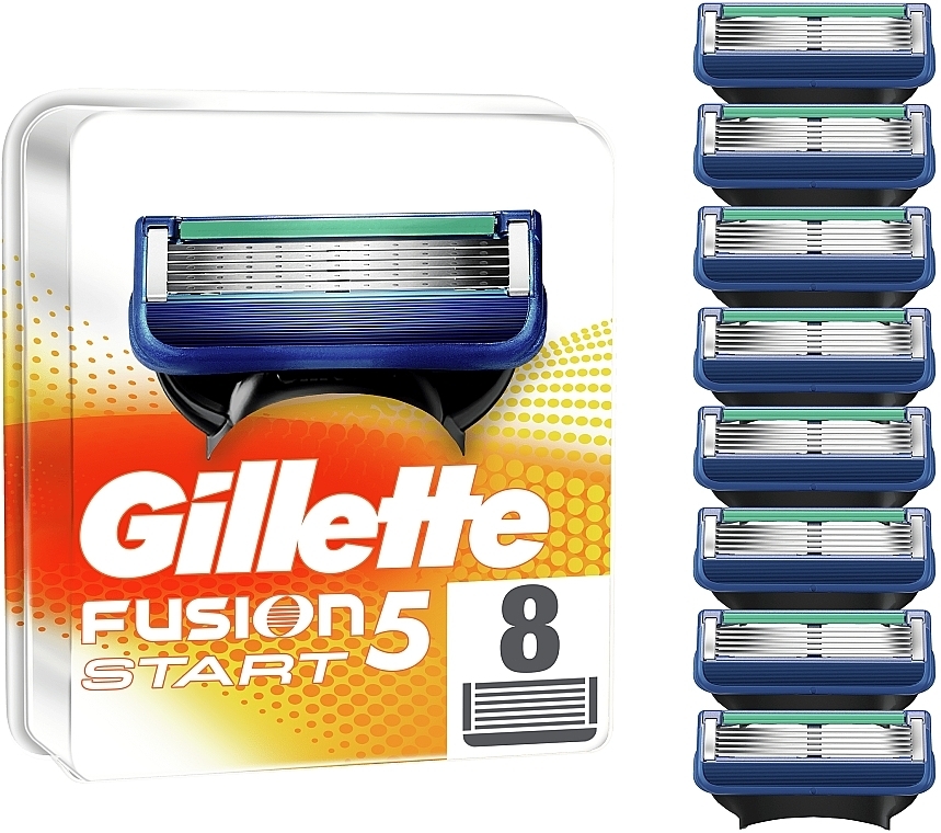 Wymienne ostrza do golenia, 8 szt. - Gillette Fusion5 Start Replacement Razor Blades Pack — Zdjęcie N2