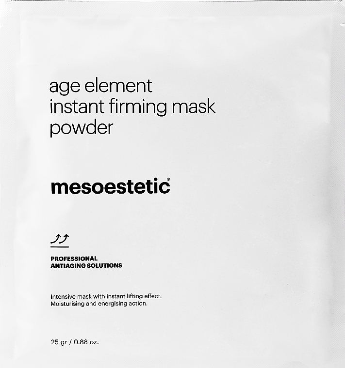 Zestaw - Mesoestetic Age Element Firming (mask gel/5x25g + mask powder/5x110ml)  — Zdjęcie N3