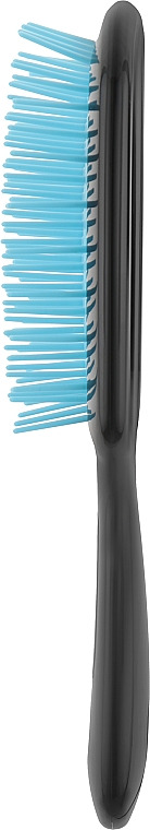 Szczotka pneumatyczna do włosów, czarno-niebieska - Janeke Superbrush — Zdjęcie N2
