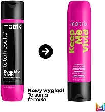 Wygładzająca odżywka do włosów farbowanych - Matrix Total Results Keep Me Vivid Conditioner — Zdjęcie N2