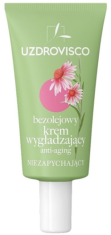 Bezolejowy krem wygładzający anti-aging - Uzdrovisco Anti-Aging Smoothing Face Cream — Zdjęcie N1