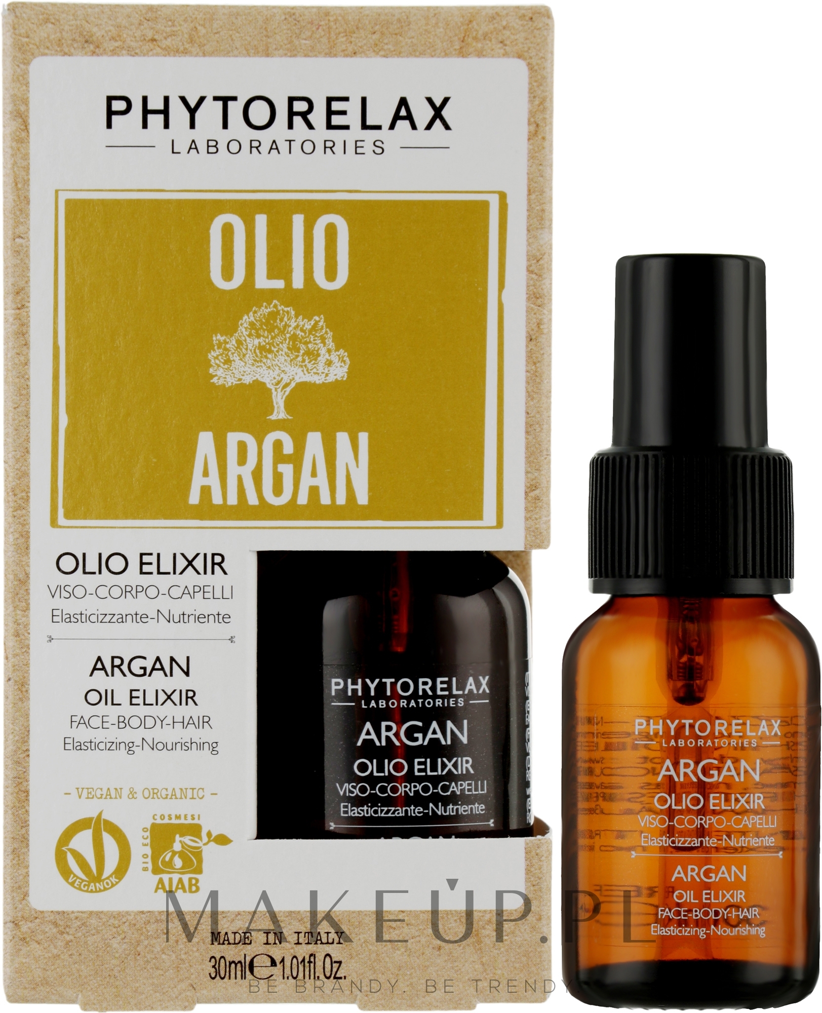 Wielofunkcyjny eliksir z olejkiem arganowym - Phytorelax Laboratories Olio di Argan Elixir — Zdjęcie 30 ml