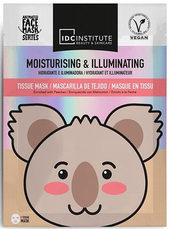 Maseczka do twarzy - IDC Institute Moisturising Illuminating Face Mask  — Zdjęcie N1
