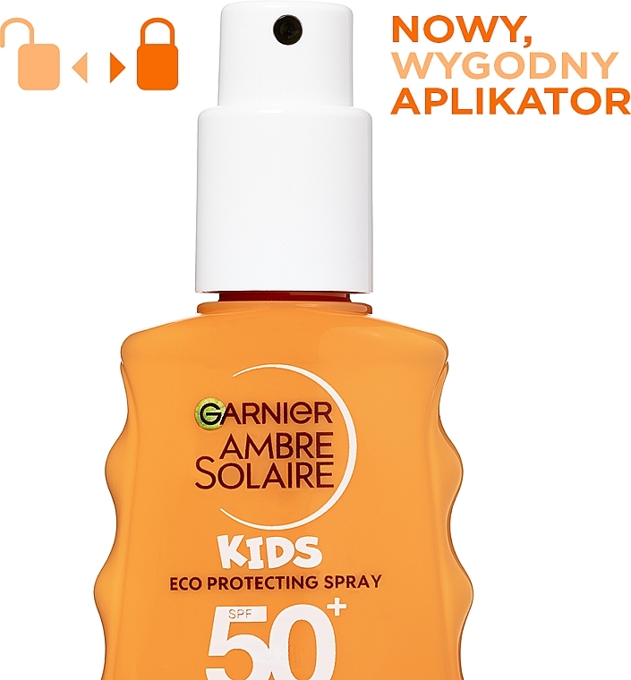 Spray z filtrem przeciwsłonecznym dla dzieci - Garnier Ambre Solaire Kids Sun Protection Spray SPF50 — Zdjęcie N2