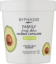 Kup Maska do włosów suchych z awokado - Byphasse Family Fresh Delice Mask