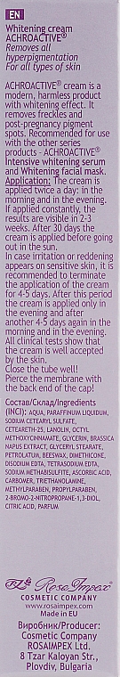 Wybielający krem do twarzy na dzień - Achroactive Max Whitening Cream — Zdjęcie N3