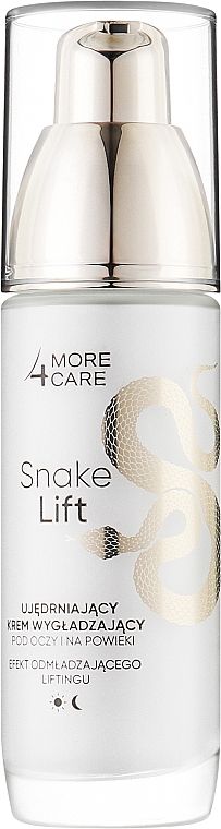 Ujędrniający krem do skóry wokół oczu - More4Care Snake Lift Firming Eye Smoothing Cream