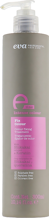 Odżywka chroniąca kolor włosów farbowanych - Eva Professional E-line Fix Colour Treatment — Zdjęcie N2