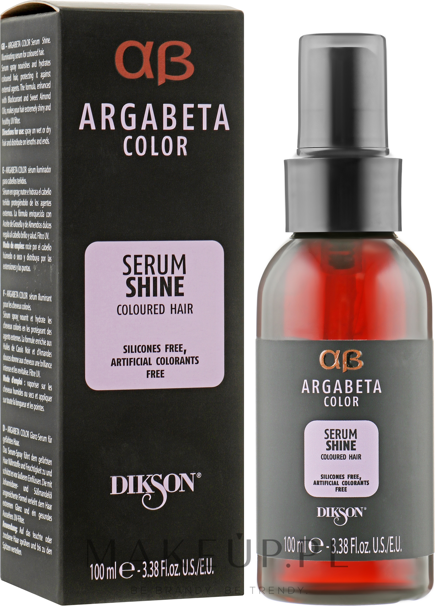 Serum nabłyszczające do włosów farbowanych - Dikson Argabeta Serum Shine — Zdjęcie 100 ml