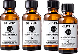 PRZECENA! Zestaw - Oliveda Body Oil Serum Set (ser/4x30ml) * — Zdjęcie N3