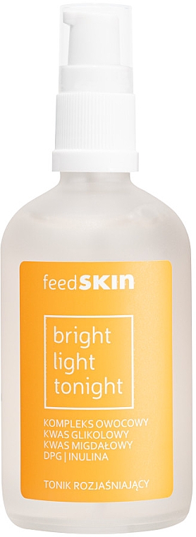 Rozjaśniający tonik do twarzy - Feedskin Bright Light Tonight Tonik — Zdjęcie N1