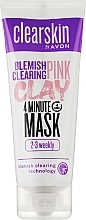 Maseczka z glinką przeciw niedoskonałościom - Avon Clearskin Pink Clay Mask — Zdjęcie N1