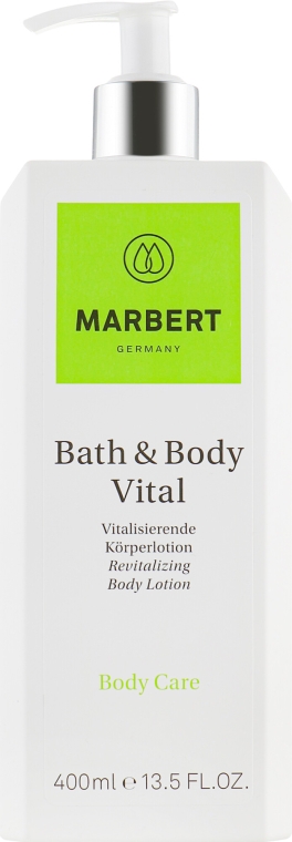 Odżywczy i nawilżający balsam do ciała - Marbert Bath & Body Vital Body Lotion — Zdjęcie N1