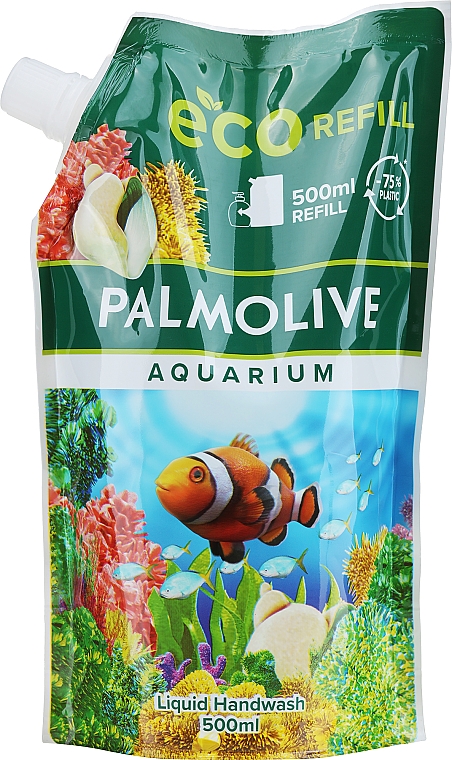 Delikatne mydło w płynie do rąk dla dzieci, zapas - Palmolive Aquarium  — Zdjęcie N3