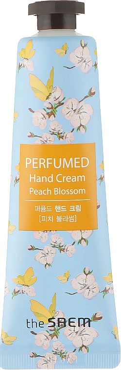 Perfumowany krem do rąk Kwiat brzoskwini - The Saem Perfumed Peach Blossom Hand Cream — Zdjęcie N1