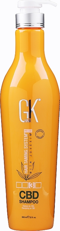 Nawilżający szampon z wegańskim białkiem - GKhair CBD Vegan Shampoo — Zdjęcie N2