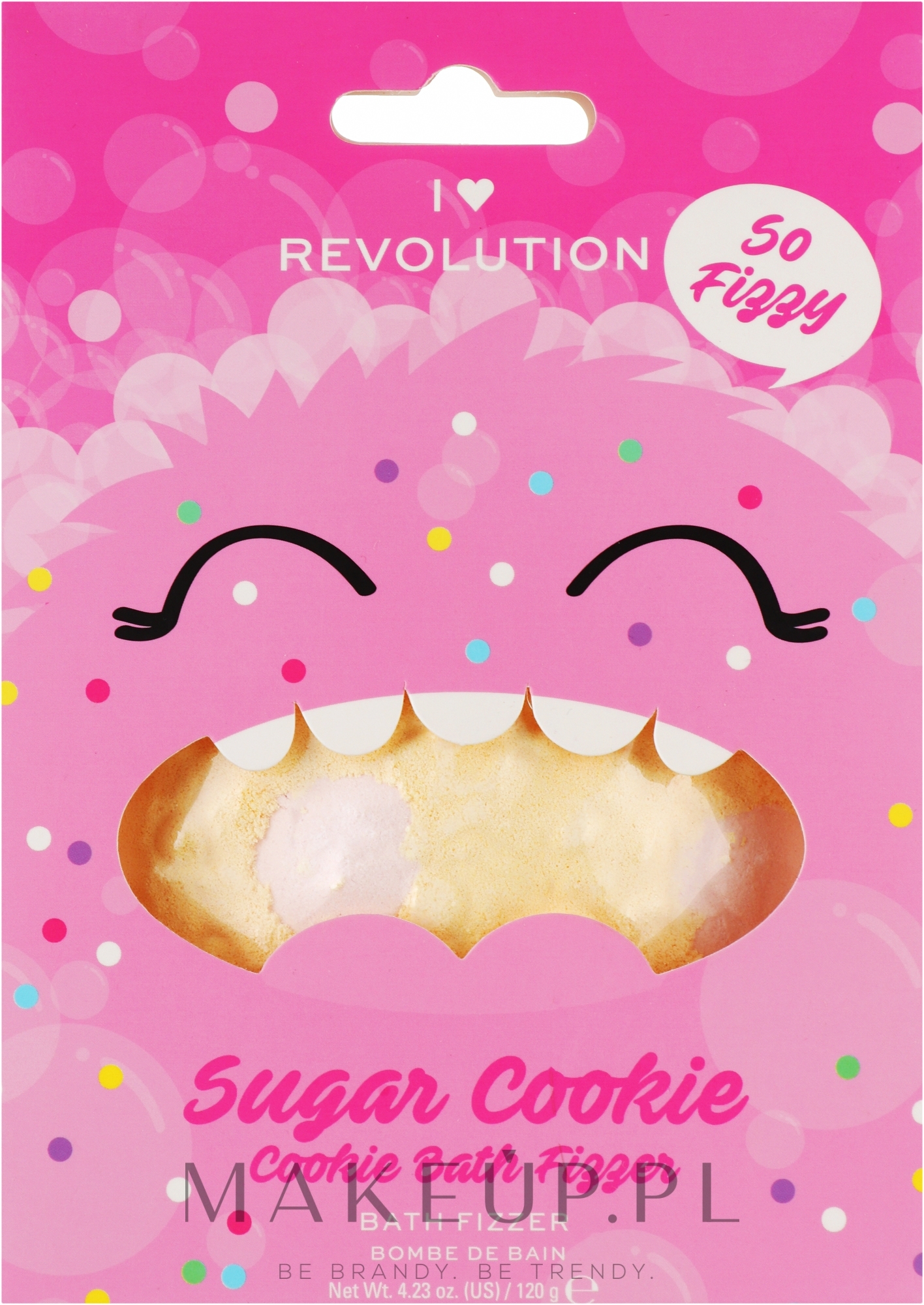 Musujące ciasteczko do kąpieli - I Heart Revolution Sugar Cookie Cookie Bath Fizzer — Zdjęcie 120 g