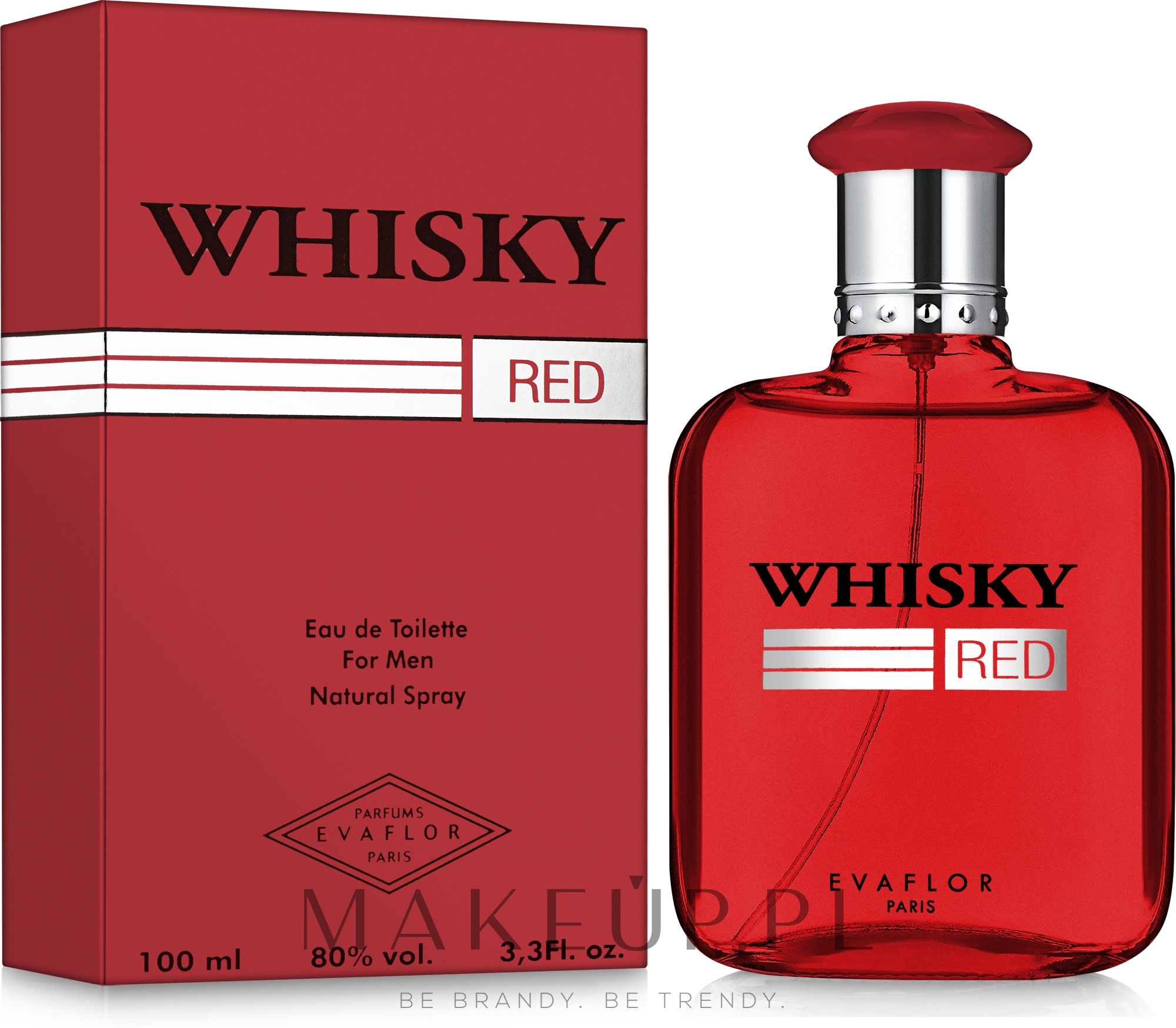 Evaflor Whisky Red For Men - Woda toaletowa — Zdjęcie 100 ml