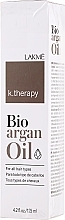 PRZECENA! Olejek arganowy do włosów - Lakme K.Therapy Bio Argan Oil * — Zdjęcie N1