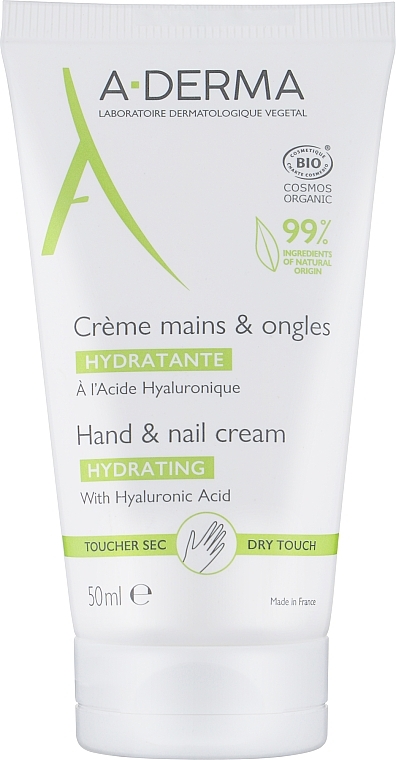 Odżywczy krem regenerujący do rąk - A-Derma Hand Cream