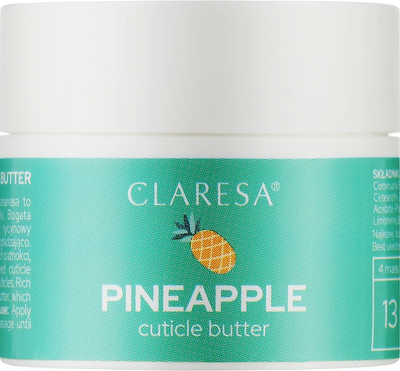 Oliwka do skórek Ananas - Claresa Pineapple Cuticle Butter — Zdjęcie N2