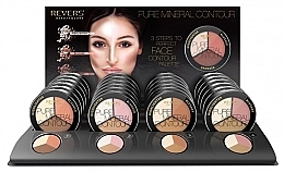 Zestaw - Revers Cosmetics Pure Mineral Contour Set (palette/7,5g*24) — Zdjęcie N1