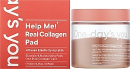 Żelowe płatki kolagenowe do twarzy - One-Days You Help Me Real Collagen Pad — Zdjęcie N2
