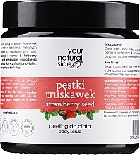 WYPRZEDAŻ 100% naturalny drobnoziarnisty peeling z pestek truskawek - Your Natural Side * — Zdjęcie N1