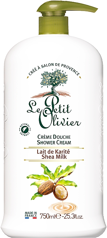 Krem pod prysznic Mleczko shea - Le Petit Olivier Shea Milk Shower Cream