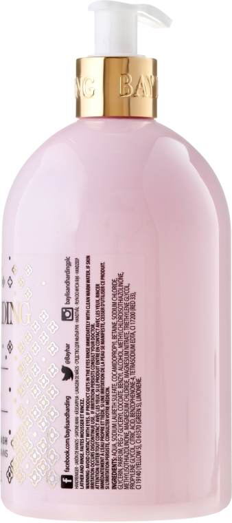 Mydło w płynie do rąk Różowy szampan i czarny bez - Baylis & Harding Pink Fizz & Elderflower Hand Wash Limited Edition — Zdjęcie N2
