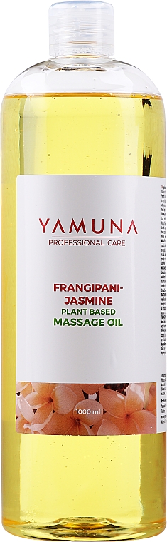 Olejek do masażu Plumeria i jaśmin - Yamuna Frangipani-Jasmine Plant Based Massage Oil — Zdjęcie N2