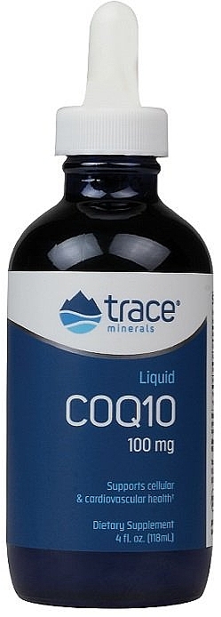 Suplement diety Liquid Coenzyme Q10 - Trace Minerals Liquid CoQ10, 100 mg — Zdjęcie N1