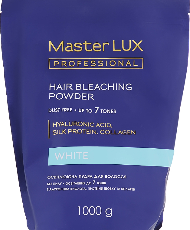 Rozświetlacz do twarzy - Master LUX Professional White Hair Bleaching Powder — Zdjęcie N3