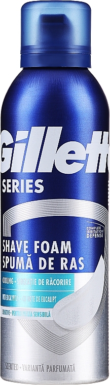 Chłodząca pianka do golenia - Gillette Series Sensitive Cool — Zdjęcie N4