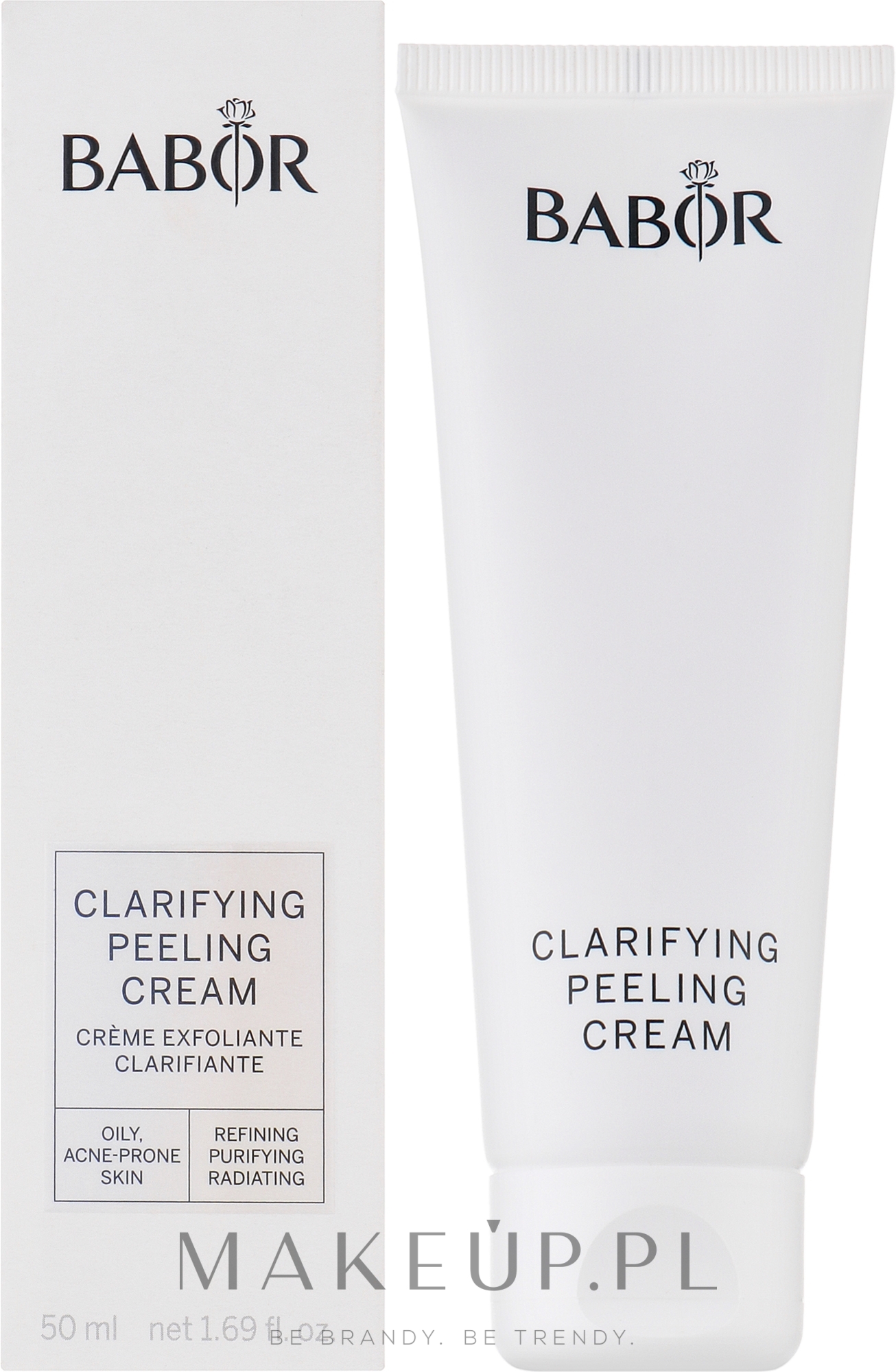 Oczyszczający krem-peeling do cery tłustej - Babor Clarifying Peeling Cream — Zdjęcie 50 ml