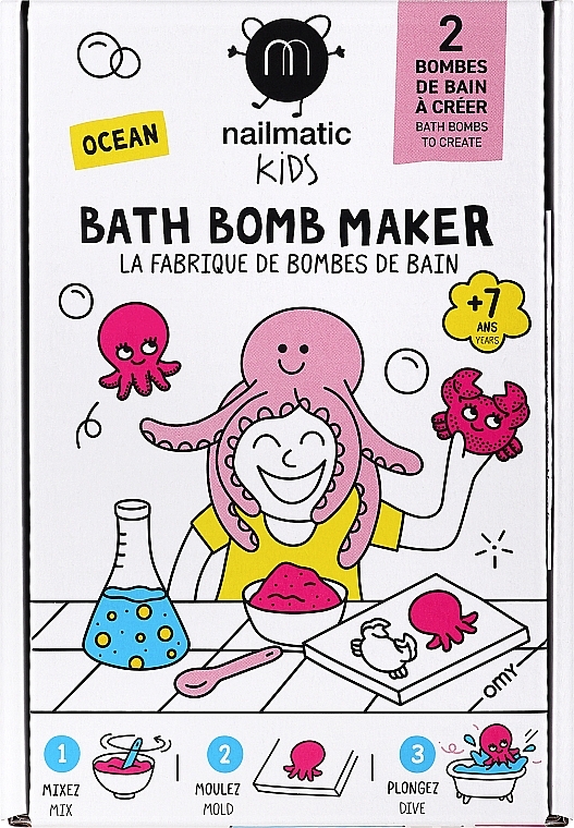 Zestaw DIY - Nailmatic DIY Kit Ocean Bath Bomb Maker — Zdjęcie N1
