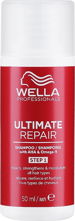 Szampon do wszystkich rodzajów włosów - Wella Professionals Ultimate Repair Shampoo With AHA & Omega-9 — Zdjęcie N9