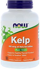Kup Sproszkowane algi morskie z jodem 150 mcg wspomagające pracę tarczycy - Now Foods Kelp