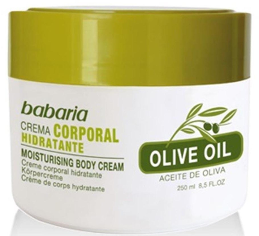 Nawilżający krem do ciała z oliwą - Babaria Fragrances Moisturising Body Cream With Olive Oil — Zdjęcie N1