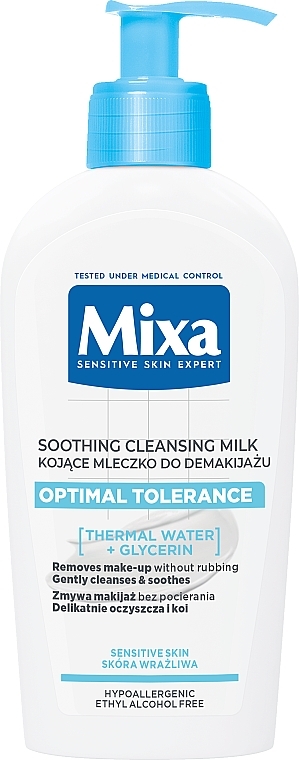 Mleczko do demakijażu Optymalna tolerancja - Mixa Optimal Tolerance Cleansing Milk