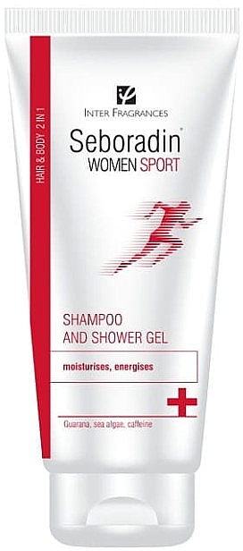 Szampon i żel pod prysznic 2 w 1 - Seboradin Women Sport Shampoo and Shower Gel — Zdjęcie N1