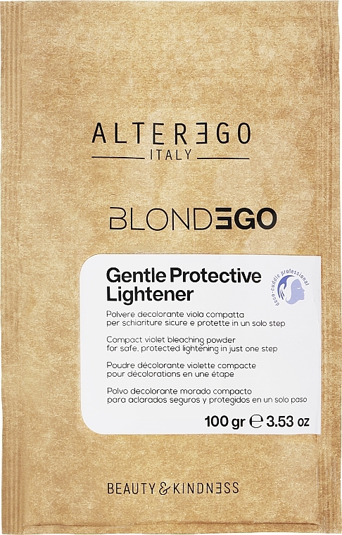 Puder rozjaśniający do włosów - AlterEgo BlondEgo Gentle Protective Lightener Violet Bleaching Powder — Zdjęcie N1