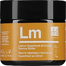 Uniwersalny olejek odżywczy do twarzy i ciała - Dr Botanicals Lemon Superfood All-In-One Rescue Butter — Zdjęcie N2