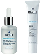 Zestaw - Rilastil Progression(+) Rutina Well-Aging E Iluminadora (serum/30ml + cream/40ml) — Zdjęcie N3