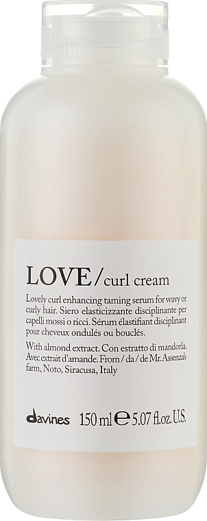 Krem bez spłukiwania podkreślający skręt loków - Davines Love Curl Enhancing Cream