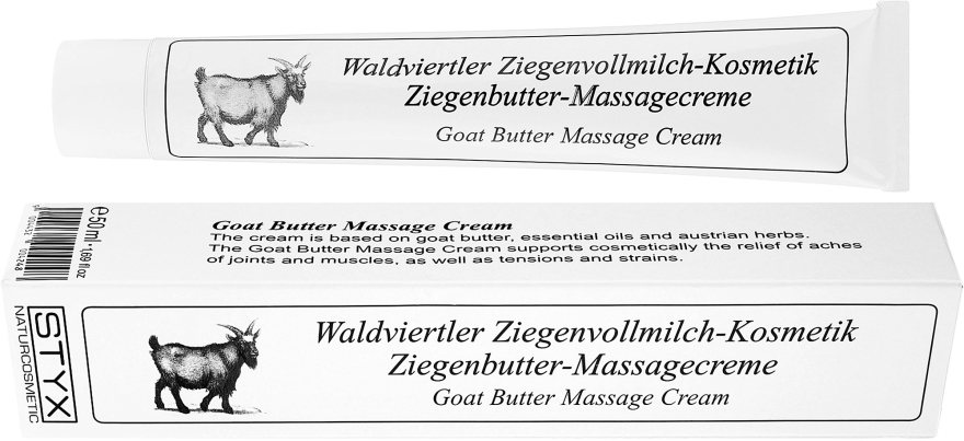 Krem do masażu stawów Kozie masło - Styx Naturcosmetic Goat's Milk Butter Massage Cream — Zdjęcie N2